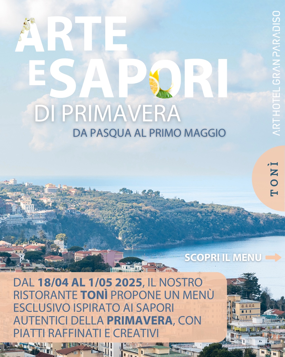 Offerta di Pasqua 2025: ristorante Tonì
